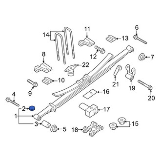 Ford OE - Leaf Spring Insulator
