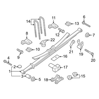 Ford OE - Rear Suspension - Suspension Components