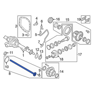 Ford OE - Rear Left Drive Axle Shaft