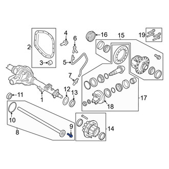 Ford OE - Drive Axle Shaft Bolt