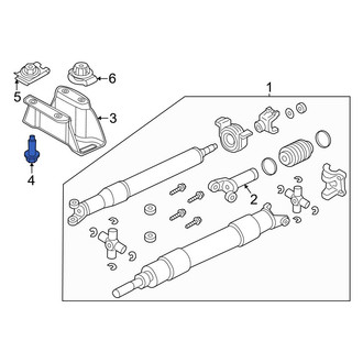 Ford OE - Drive Shaft Center Support Bolt