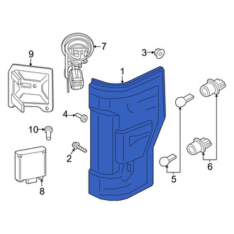 Ford OE - Rear Right Tail Light Assembly