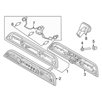Ford OE - Rear Lamps - High Mounted Stop Lamp (Regular Cab / Crew Cab)