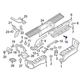 Ford OE - Trailer Hitch Receiver Bolt