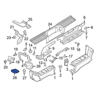 Ford OE - Rear Right Bumper Step Pad