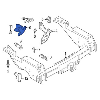 Ford OE - Rear Right Outer Bumper Face Bar Reinforcement Beam Bracket