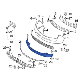 Ford OE - Front Lower Bumper Cover Spacer Panel