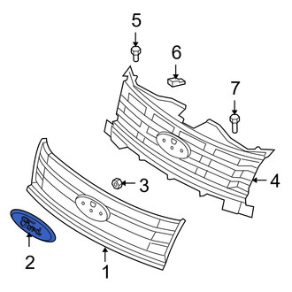 Ford OE - Front Grille Emblem