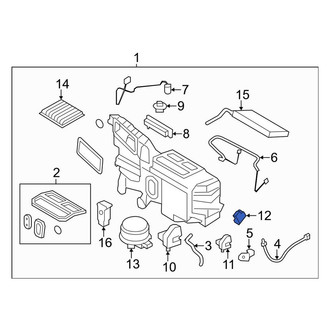 Ford OE - Left HVAC Blend Door Actuator