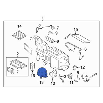 Ford OE - HVAC Blower Motor