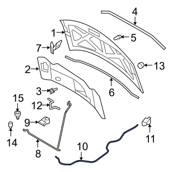 Hood Release Cable