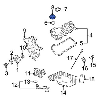 Ford OE - Engine Oil Filler Tube Gasket