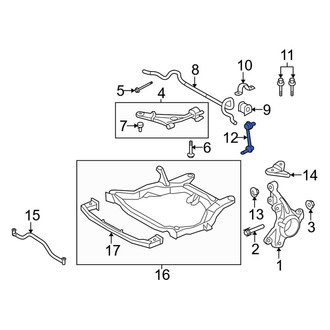 Ford OE - Front Suspension Stabilizer Bar Link