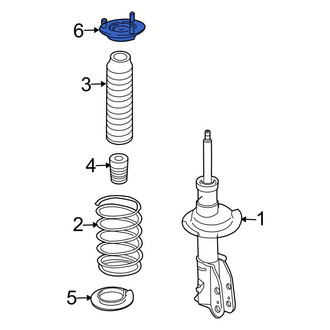 Ford OE - Front Suspension Strut Mount