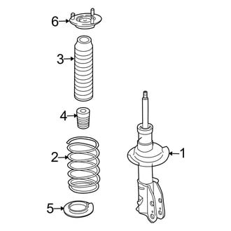 Ford OE - Front Suspension - Struts & Components