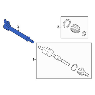 Ford OE - Front CV Intermediate Shaft