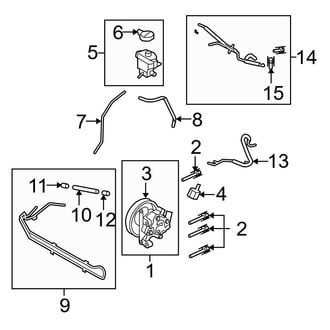 Ford OE - Steering Gear & Linkage - Pump & Hoses