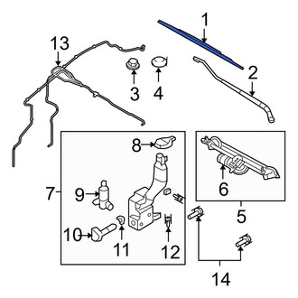 Ford OE - Rear Wiper Blade