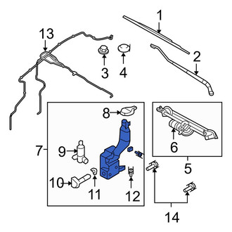 Ford OE - Washer Fluid Reservoir