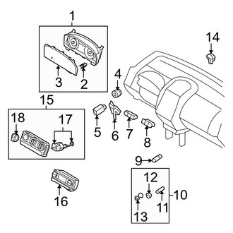 Ford OE - Instrument Panel - Cluster & Switches