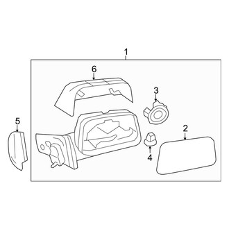 Ford OE - Front Door - Outside Mirrors