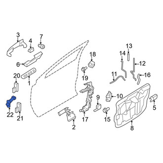 Ford OE - Front Door Check