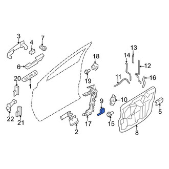 Ford OE - Rear Left Inner Interior Door Handle