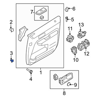 Ford OE - Door Interior Trim Panel Nut