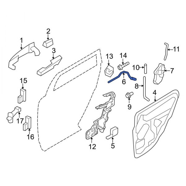 Door Latch Cable