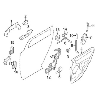 Ford OE - Rear Door - Lock & Hardware