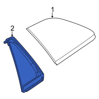 Ford OE - Rear Left Quarter Glass Seal