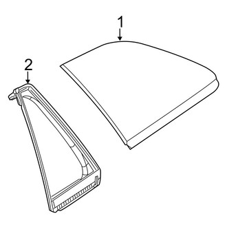 Ford OE - Quarter Panel - Glass