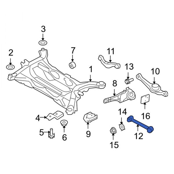 Ford OE 7T4Z5500AA Rear Lateral Arm