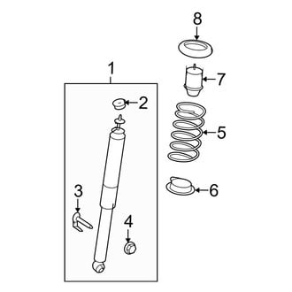 Ford OE - Rear Suspension - Shocks & Components (FWD)
