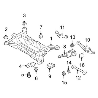 Ford OE - Rear Suspension - Suspension Components (AWD)