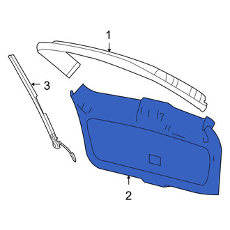Ford OE - Rear Lower Liftgate Trim Cover