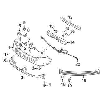 Ford OE - Rear Bumper - Bumper & Components