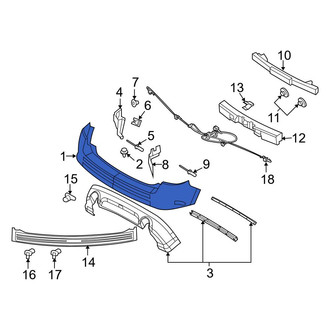 Ford OE - Rear Bumper Cover