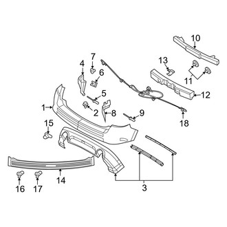 Ford OE - Rear Bumper - Bumper & Components (Sport)