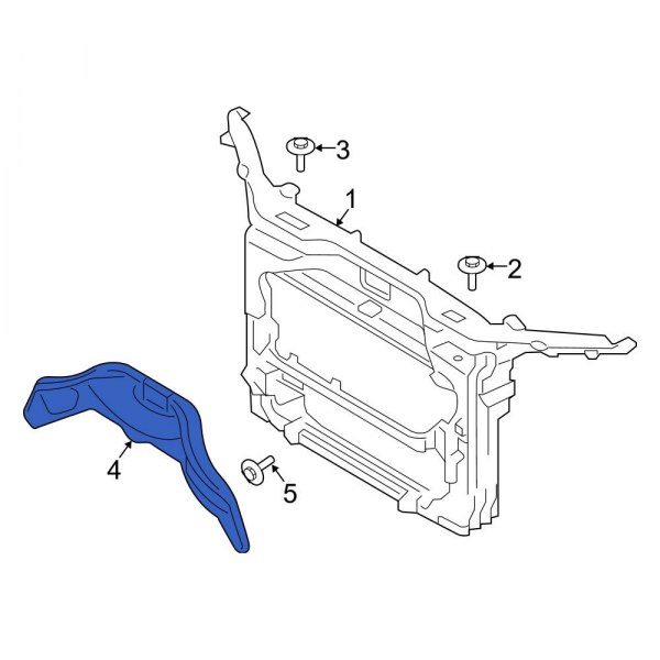 Radiator Support Panel Reinforcement