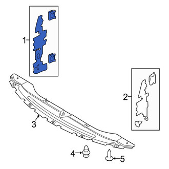 Ford OE - Front Right Radiator Support Air Deflector