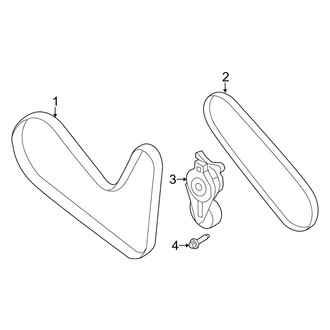Ford OE - Cooling - Belts & Pulleys (3.5L)