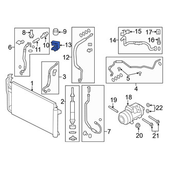 Ford OE - A/C Refrigerant Line Clip