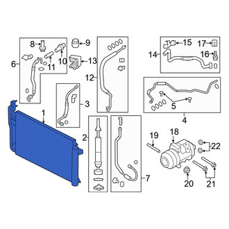 Ford OE - A/C Condenser