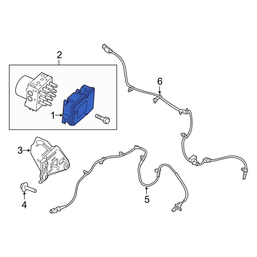 Ford OE DT4Z2C219B - ABS Control Module