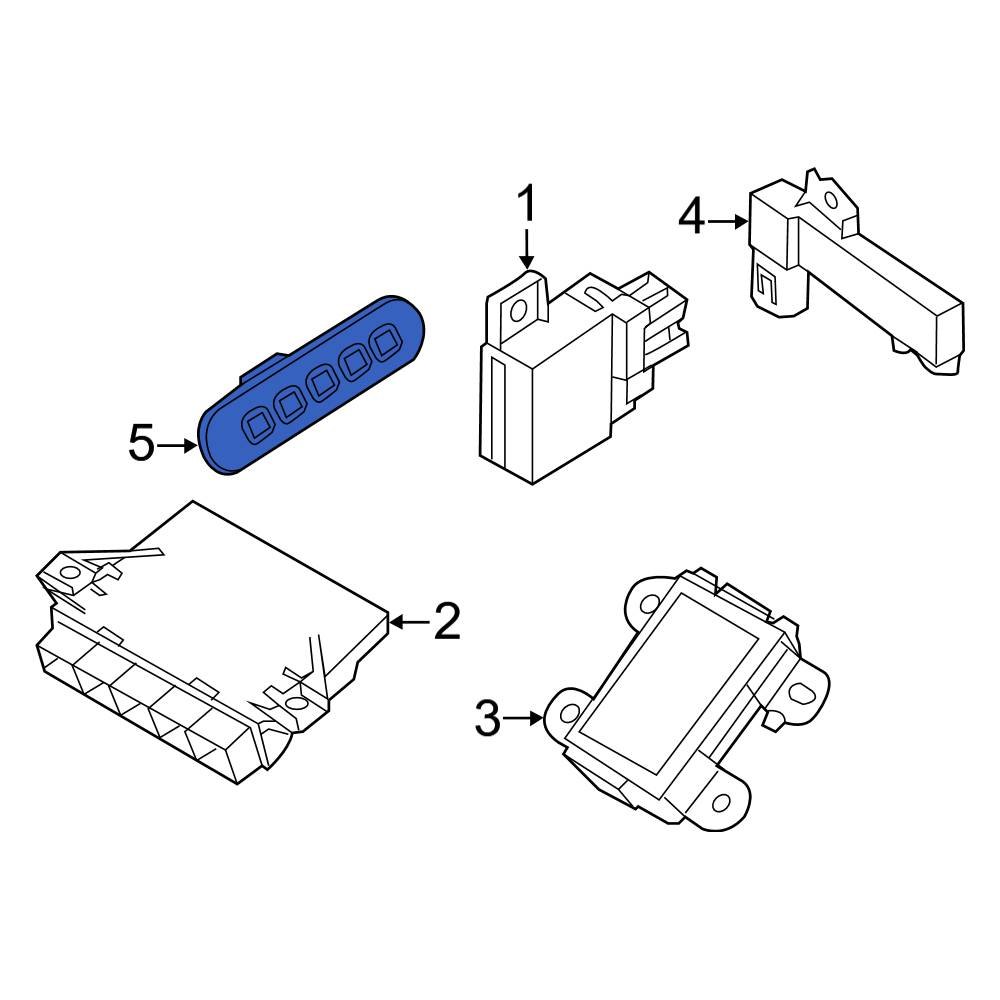 ford-oe-ba1z14a626af-front-left-keyless-entry-keypad