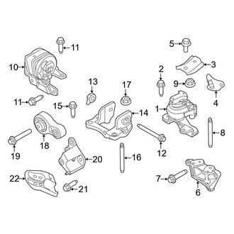 Ford OE - Engine & Transmission Mounting (3.5L)
