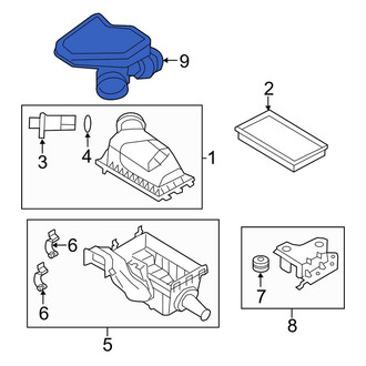 Ford OE - Engine Air Intake Hose