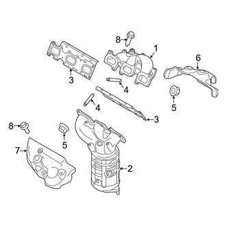 Ford OE - Exhaust System - Manifold (3.7L)