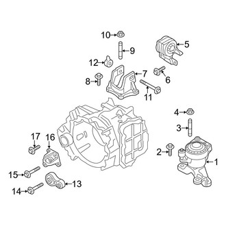 Ford OE - Engine & Transmission Mounting (2.0L)